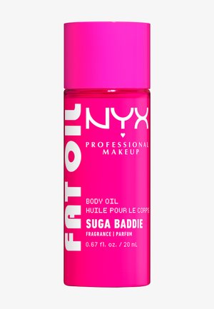 NYX Professional Makeup, FAT OIL BODY OIL SUGA BADDIE - Lichaamsolie en glitters - suga baddie