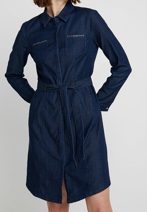 s.Oliver BLACK LABEL Robe en jean - blue denim