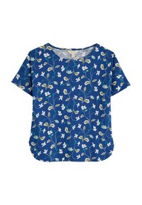 Seasalt Cornwall T-Shirt print - blue chalk flower sea skipper