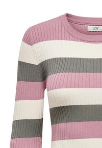 JDY JDYPLUM O-NECK  - Strickpullover - grau