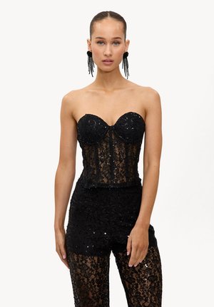 GLITTER IN YOUR VEINS - Débardeur - lace   black