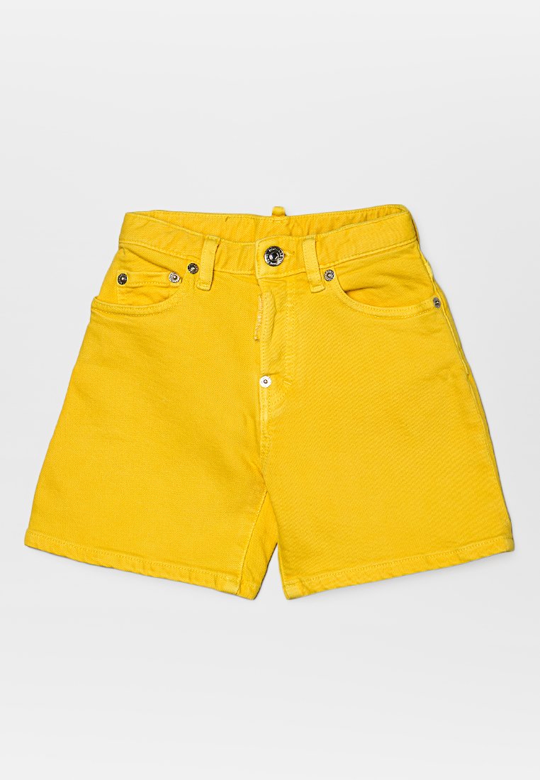 Dsquared2 Jeansshort geel
