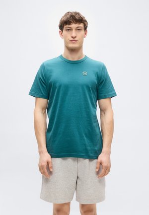 ELEVATED TEE - Βασικό μπλουζάκι - emerald ice