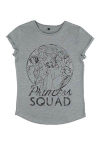 Disney PRINCESSES PRINCESS SQUAD - Triko s potiskem - melange grey