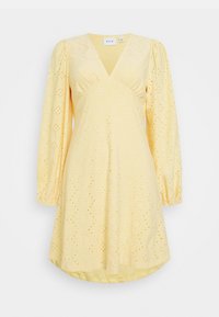 VILA Jerseyklänning - yellow