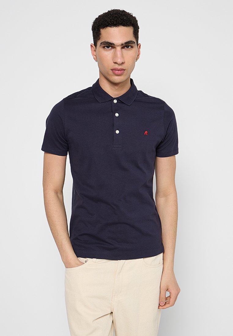Replay Poloshirt donkerblauw