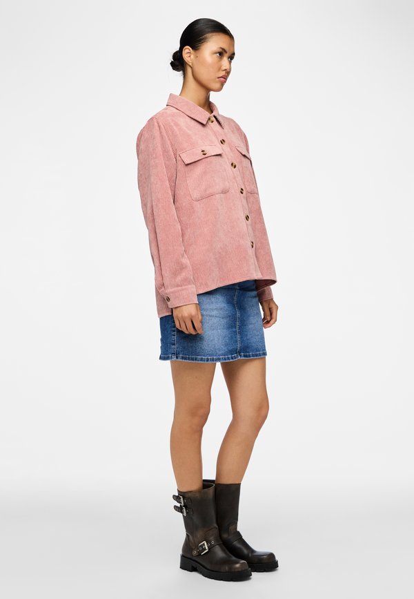 PCEFFI SHIRT - Button-down blouse - ash rose4