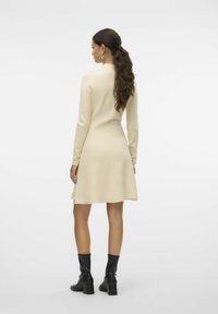 Vero Moda VMGOLD HIGHNECK SKATER  - Kampsunkleit - birch