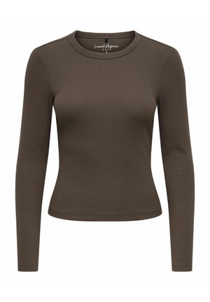 ONLY, ONLVAL L/S O-NECK TOP JRS NOOS - T-shirt à manches longues - bracken