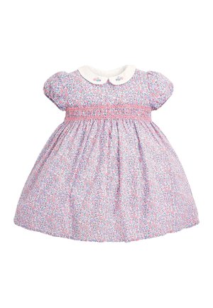 JoJo Maman Bébé DITSY SMOCKED - Jurk - pastel