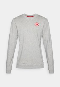 LOGO BADGE SWEATER  - Sweatshirt - grau