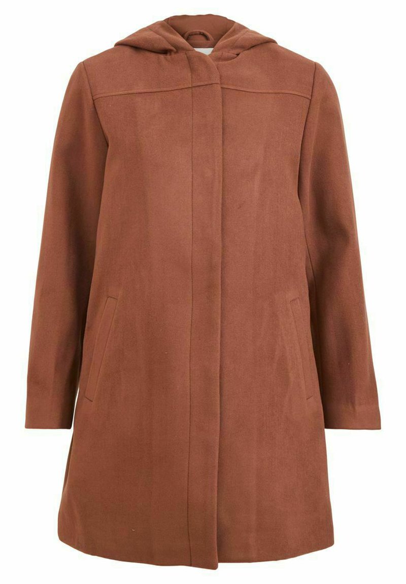 VILA Abrigo corto chocolate fondant/marrón - Zalando.es