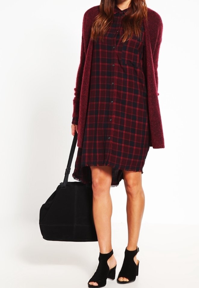 Marc O'Polo DENIM Shirt dress - red - (Pre-owned) - Zalando.ie