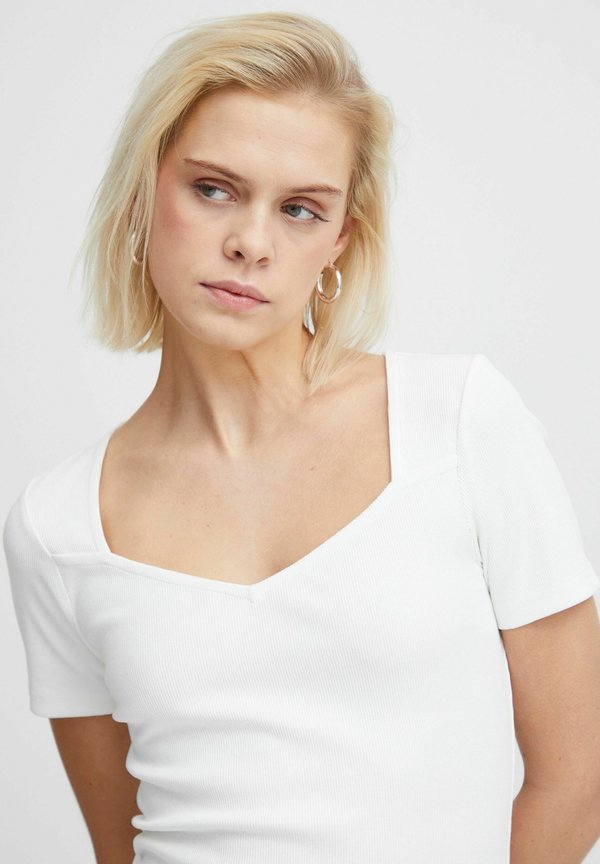 IHORETA - Basic T-shirt - cloud dancer2