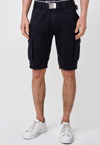 INDICODE JEANS BLIXT - Kratke hlače - black