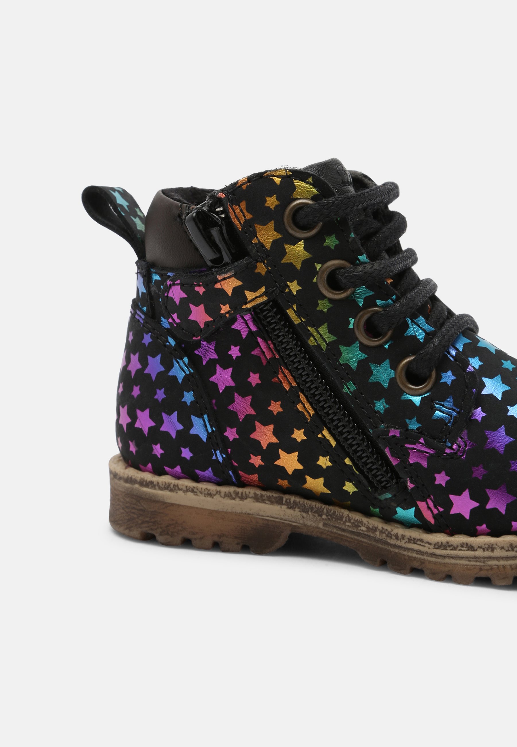 multi coloured ankle boots