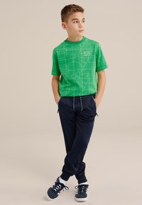 WE Fashion - SALTY DOG - Treningo apatinė dalis - navy blue Miniatiūros vaizdas 1