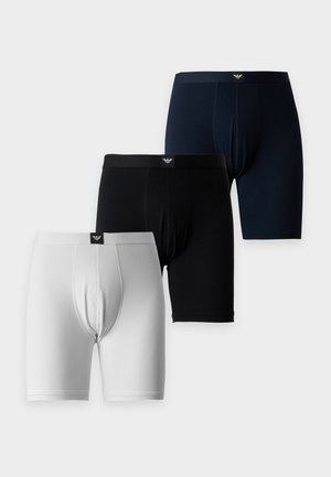Emporio Armani, PARTE BASSA 3 PACK - Dlhé boxerky - black/white/blu