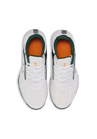 Hummel SPEED COURT - Kézilabdacipő - white green