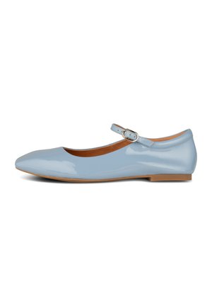 MAYA  - Ankle strap ballet pumps - ice blue