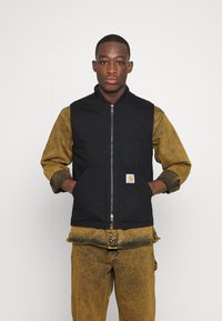 Carhartt WIP - VEST DEARBORN - Veste - black rigid Miniatūras attēls 1