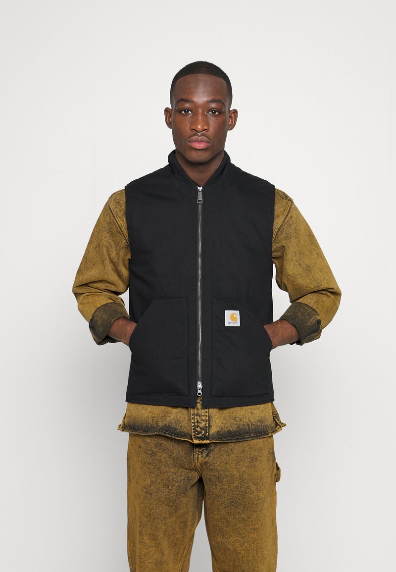 Carhartt WIP - VEST DEARBORN - Veste - black rigid, Palielināt