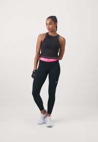 Nike Performance Leggings - black/aster pink/white