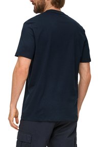 s.Oliver FRONTPRINT - T-shirt print - navy