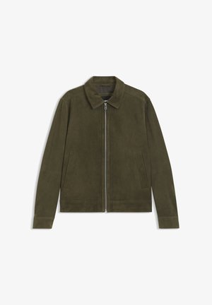 BOSS, H-MALBANO7 - Lederjacke - open green