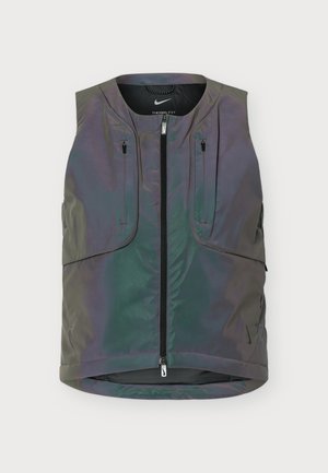 Nike Performance, RUN FLASH VEST - Veste sans manches - rainbow/black/black