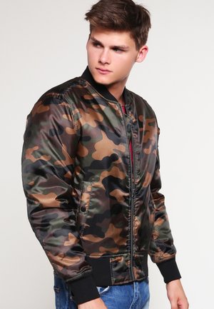 Bomberjacke - wood camo