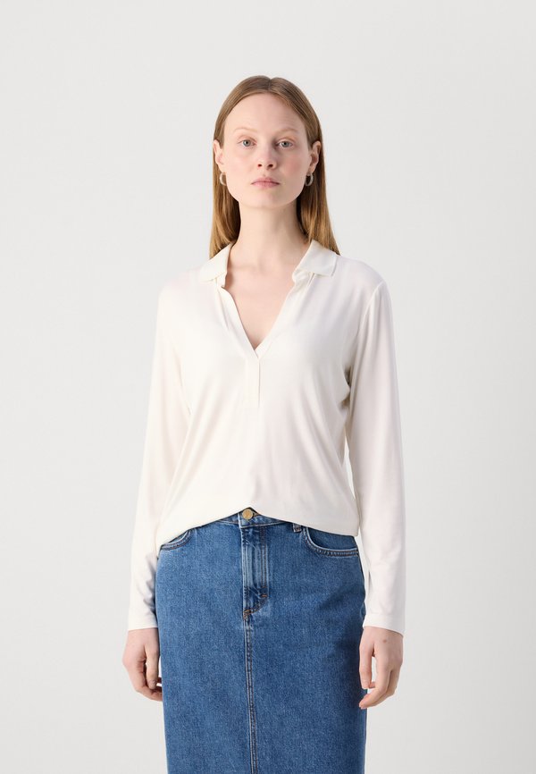 BLOUSE LONG SLEEVE POLO COLLAR - Long sleeved top3