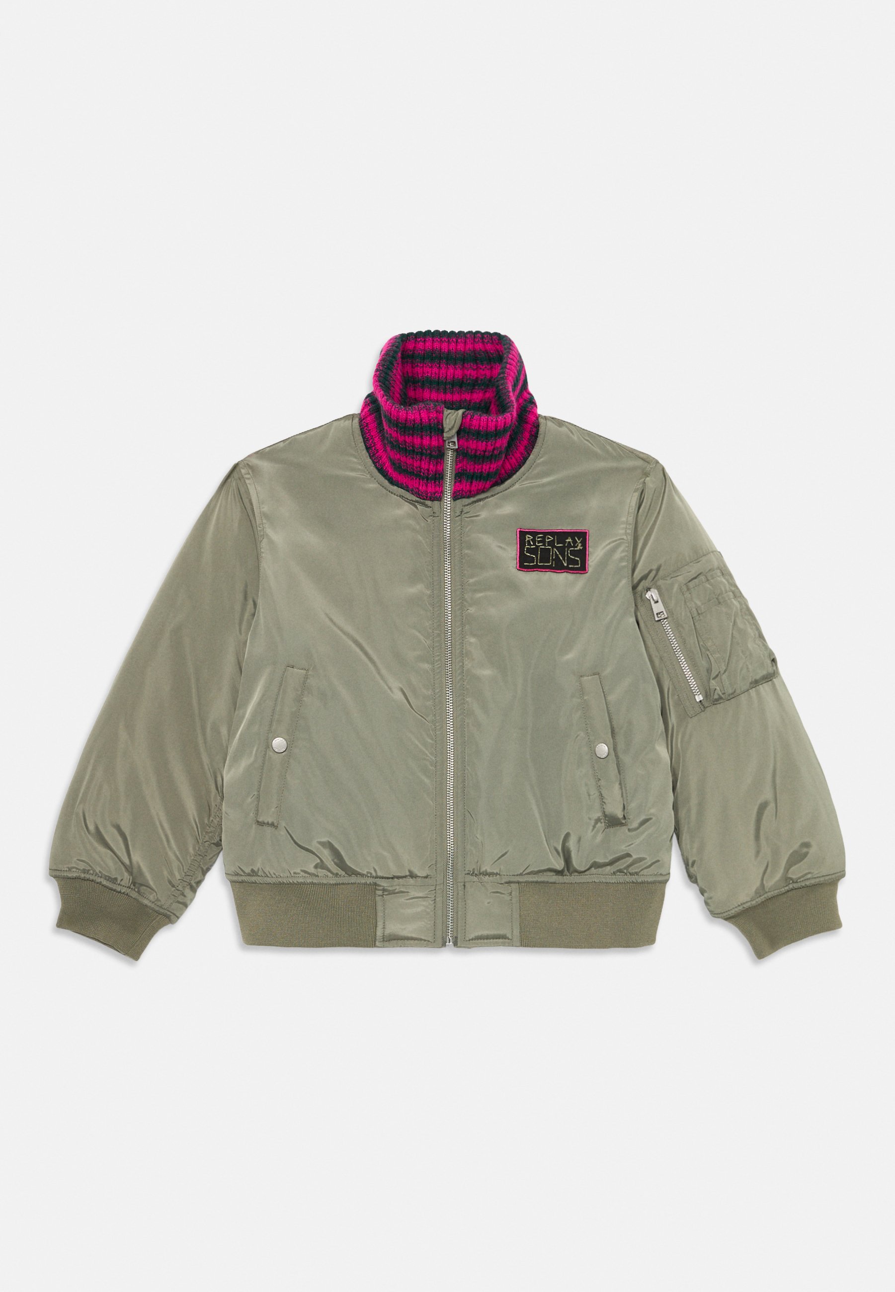 Replay Bomberjacke sage/hellgrün