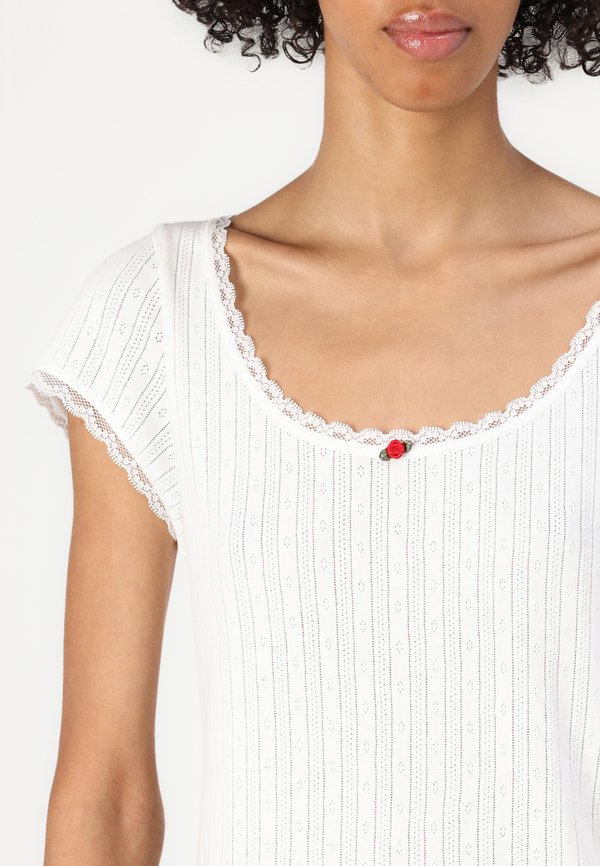 SLIM TEE  - Basic T-shirt - ecru2