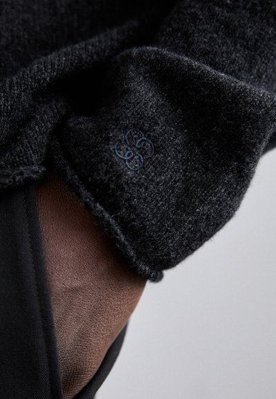 Filippa K ROLLED HEM  - Jumper - anthracite melange