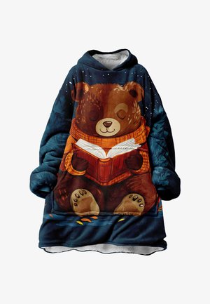 Mr. GUGU & Miss GO, AUTUMN READER HUGGIE - Kapuzenpullover - blue