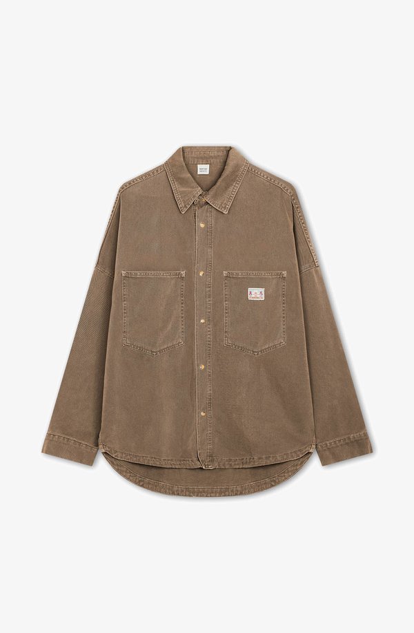 OVERSHIRT MEKNES WASHED UNISEX - Button-down blouse