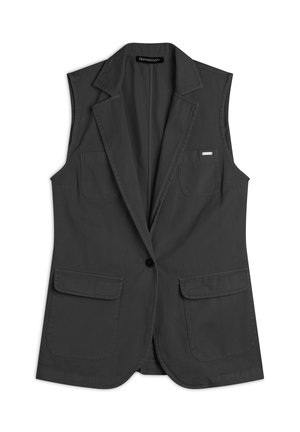 DOPPIO PETTO - Smanicato - black denim