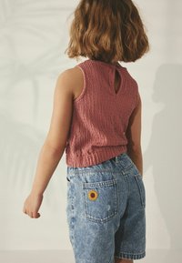 Next TEXTURED-REGULAR FIT - Top - rust brown