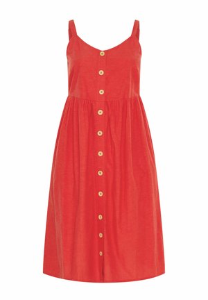 Yours Clothing, WOMEN'S MIDI DRESSES - Hverdagskjole - light red