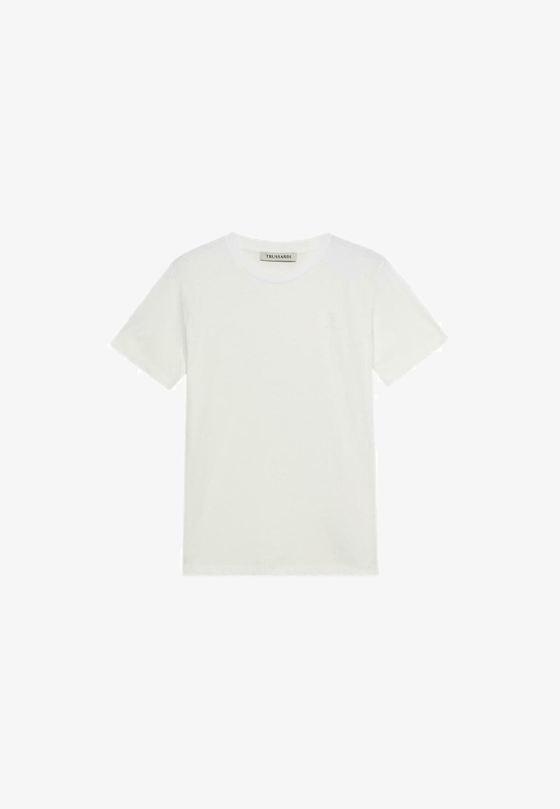 Camiseta Básica Trussardi Para Hombre - Corte Clásico, Tejido Liso, Varios Colores Y Tallas Disponibles