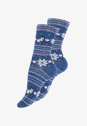 Vincent Creation BUNTE FUN - Calze - häschenblau