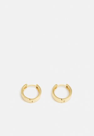 CHUNKY HUGGIE HOOPS - Earrings - pale gold-coloured