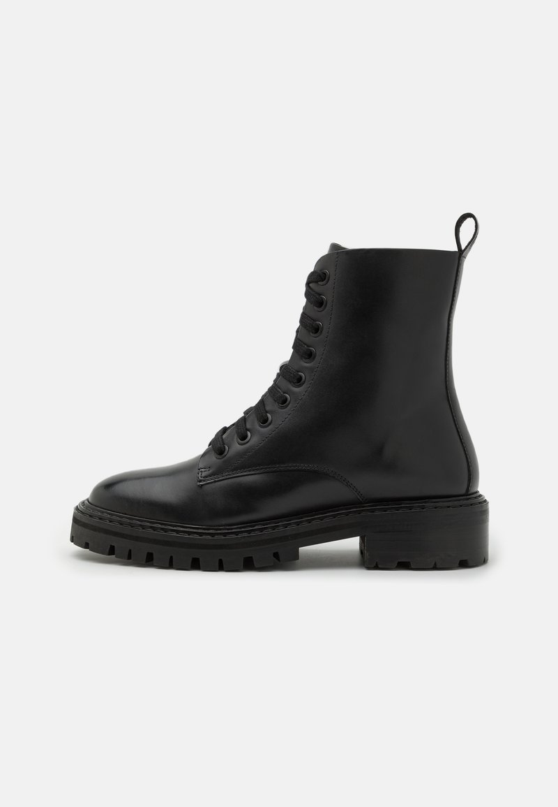 WALK LONDON Veterboots zwart WALK LONDON Veterboots zwart