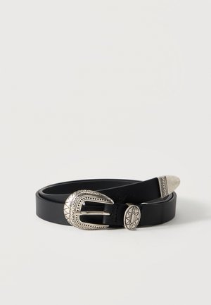 Emporio Armani TONGUE BELT - Ceinture - black