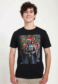 Star Wars STAR WARS: CLASSIC GREETINGS UNISEX - Triko s potiskem - black