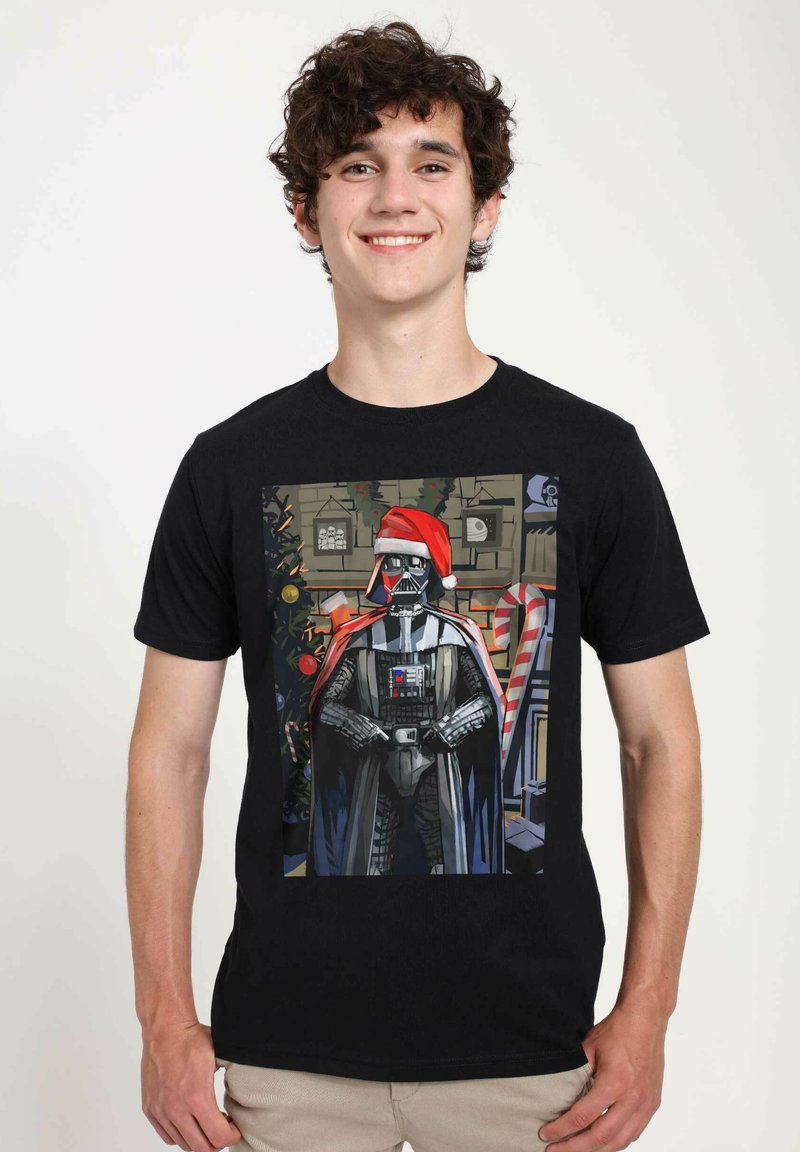 Star Wars STAR WARS: CLASSIC GREETINGS UNISEX - Triko s potiskem - black