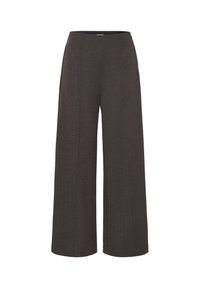 IHKATE JACQUARD  - Püksid - black brown herringbone