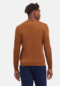 FALKE BASIC NEW MERINO CREW NECK - Strickpullover - brown