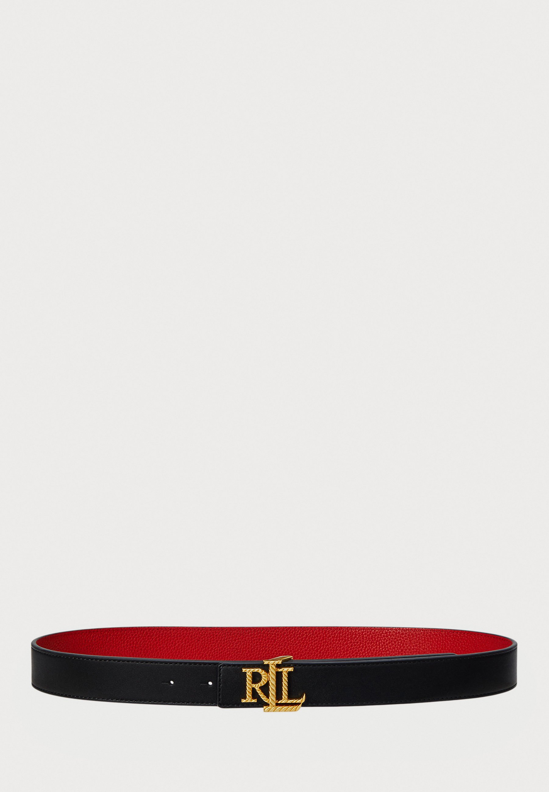 Lauren Ralph Lauren LOGO REVERSIBLE PEBBLED LEATHER BELT  display picture 2